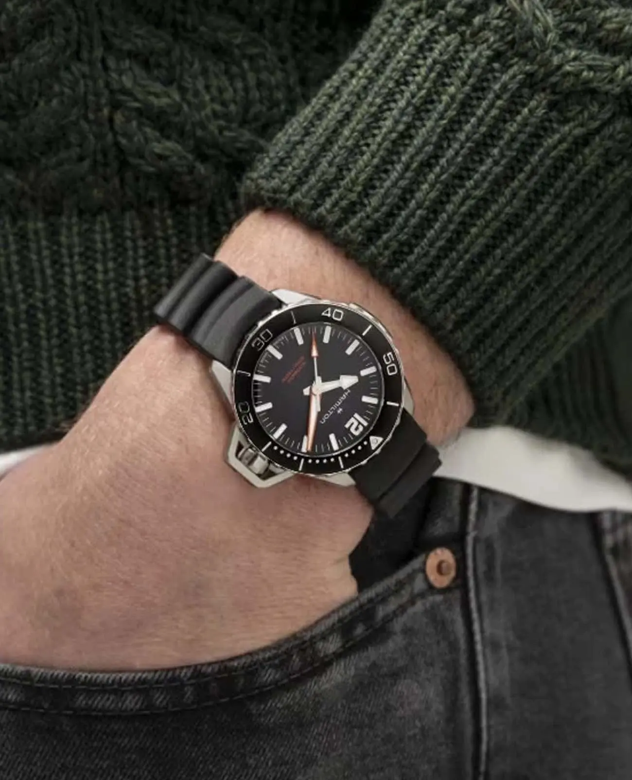 Наручные часы Hamilton Khaki Navy H77455330