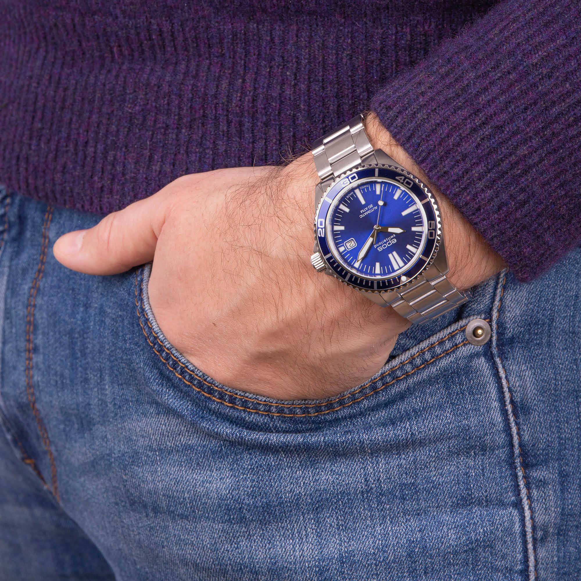 Наручные часы Epos Diver 3438.131.96.16.30